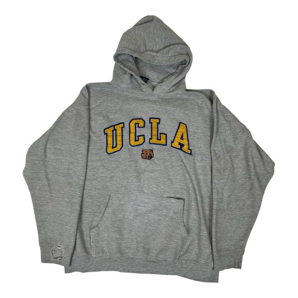 Vintage UCLA Bruins Hoodie Sweatshirt Adult Size Large Embroidered Spell Out - Picture 1 of 9